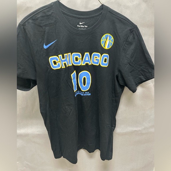 Nike Black Chicago Sky Kamilla Cardoso tee with Blue and Yellow Accents - Picture 1 of 2